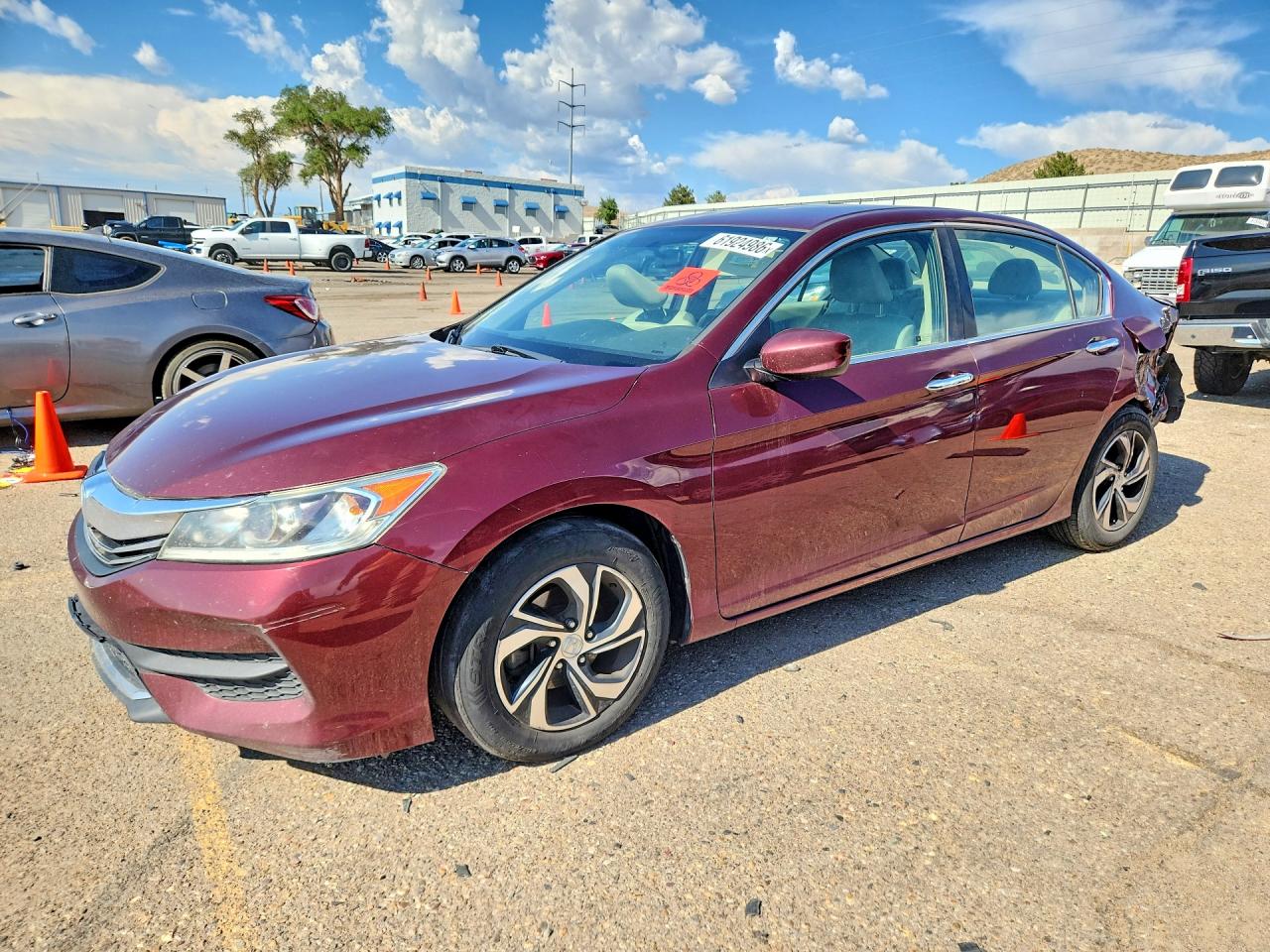 2017 HONDA ACCORD LX | 1HGCR2F39HA232958 | UPCARS