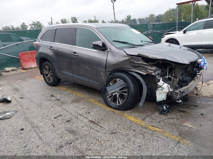 2016 TOYOTA HIGHLANDER XLE V6 | 5TDJKRFH7GS310489 | UPCARS