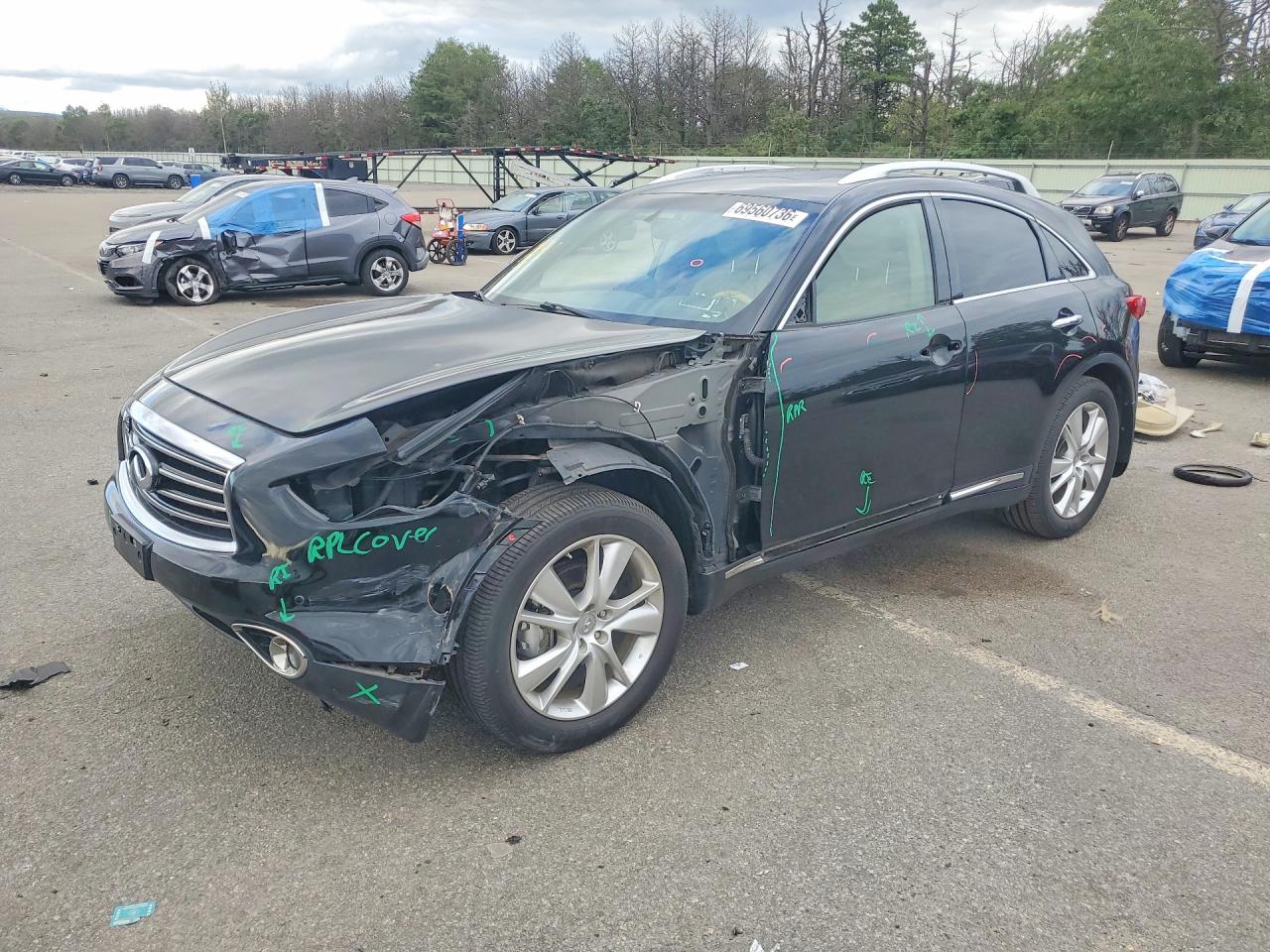 2013 INFINITI FX37 BASE | JN8CS1MW7DM170872 | UPCARS