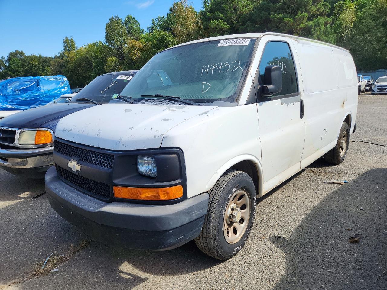 2012 CHEVROLET EXPRESS DELIVERY VAN | 1GCSGAFX6C1177732 | UPCARS