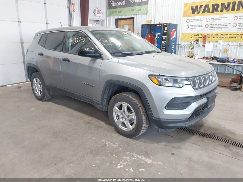 2022 JEEP COMPAS SPORT 4X4 | 3C4NJDAB0NT221120 | UPCARS