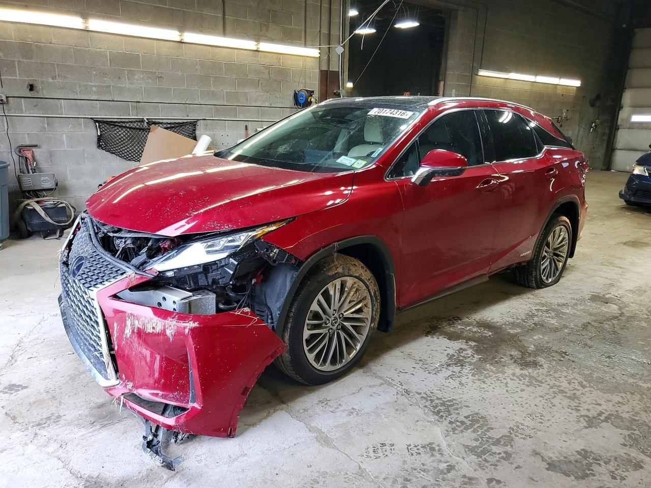 2022 LEXUS RX 450H | 2T2JGMDA0NC080287 | UPCARS