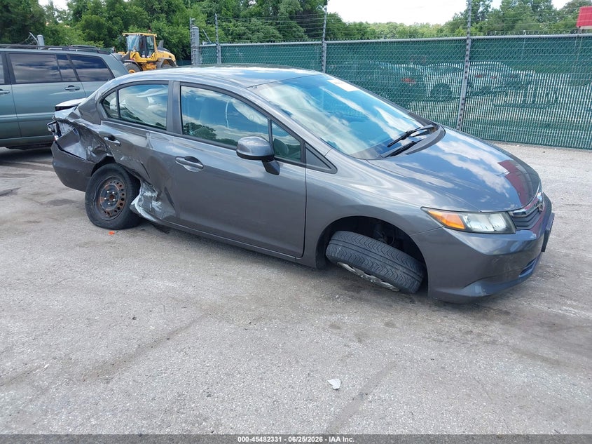 2012 HONDA CIVIC LX | 19XFB2F58CE021404 | UPCARS