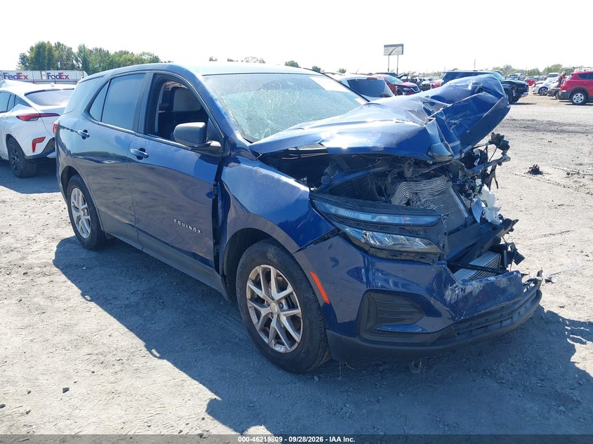 2022 CHEVROLET EQUINOX LS | 3GNAXHEV9NS221865 | UPCARS