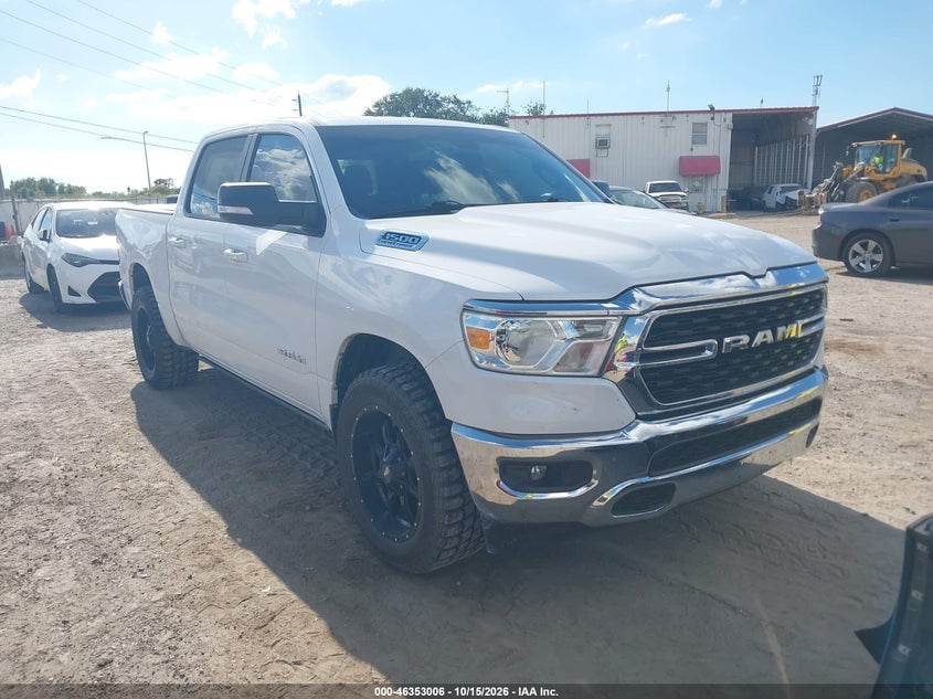 2022 RAM 1500 BIG HORN  4X4 5'7 BOX | 1C6SRFFT1NN341010 | UPCARS