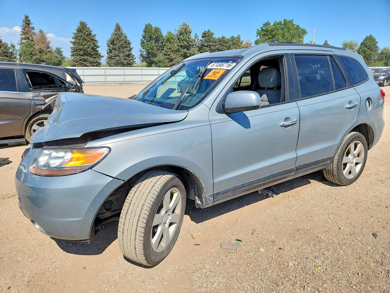 2007 HYUNDAI SANTA FE SE | 5NMSH13EX7H071120 | UPCARS