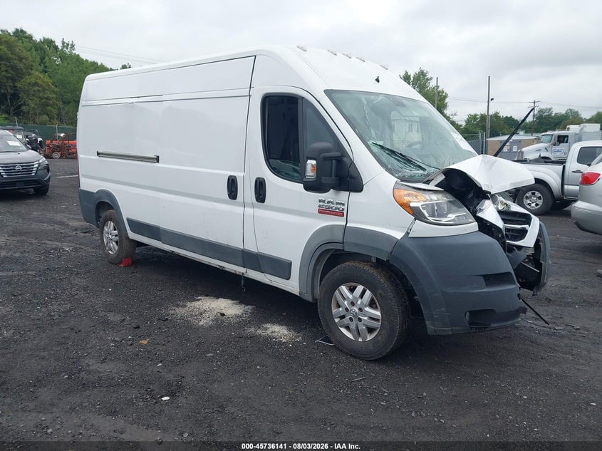 2017 RAM PROMASTER 2500 HIGH ROOF 159 WB | 3C6TRVDG8HE522330 | UPCARS