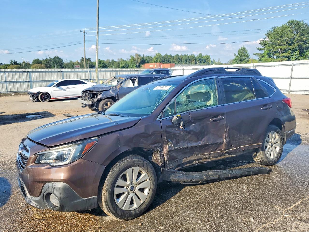 2019 SUBARU OUTBACK 2.5I PREMIUM | 4S4BSAFC2K3391725 | UPCARS