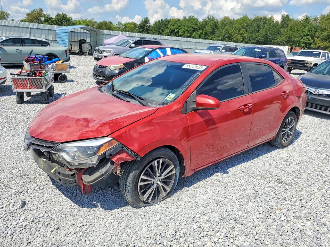 2016 TOYOTA COROLLA LE PLUS | 5YFBURHE7GP560051 | UPCARS