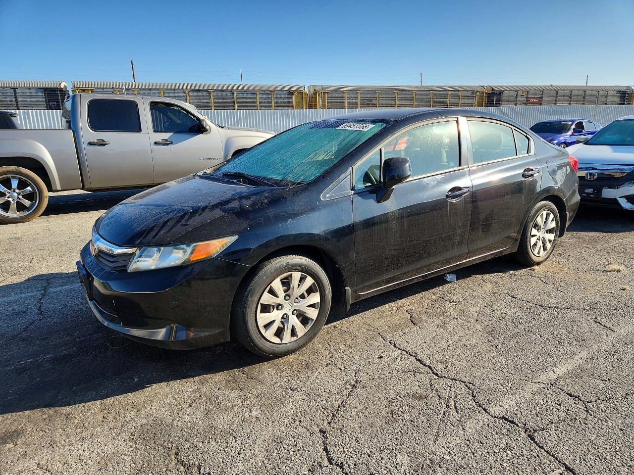 2012 HONDA CIVIC LX | 19XFB2F50CE326251 | UPCARS