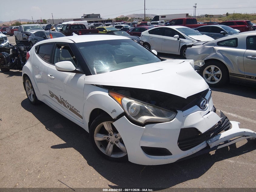 2014 HYUNDAI VELOSTER BASE W/GRAY | KMHTC6AD8EU213346 | UPCARS