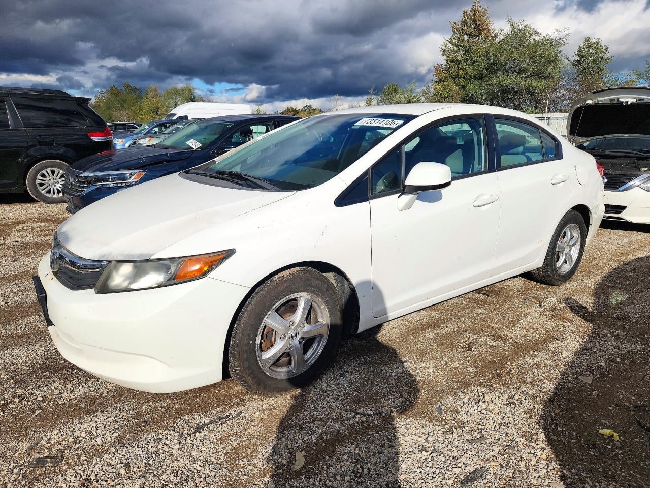 2012 HONDA CIVIC NATURAL GAS | 19XFB5F57CE000299 | UPCARS