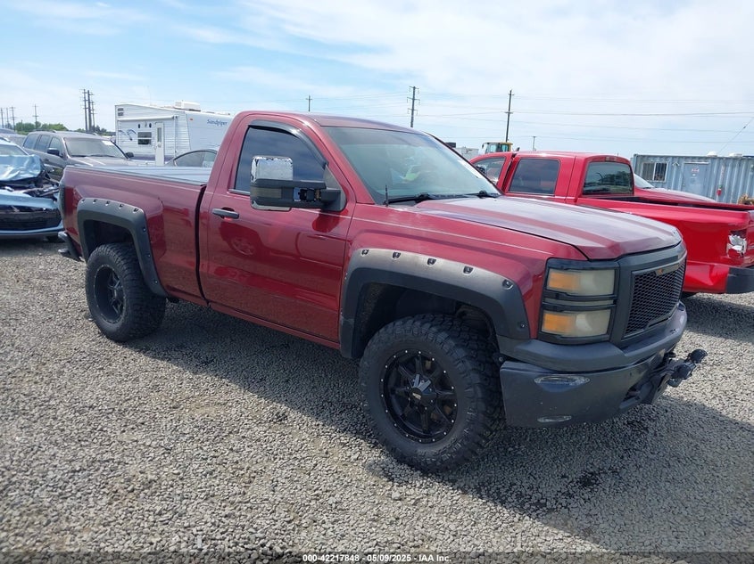 2014 CHEVROLET SILVERADO 1500 WORK TRUCK 1WT | 1GCNKPEH5EZ334499 | UPCARS