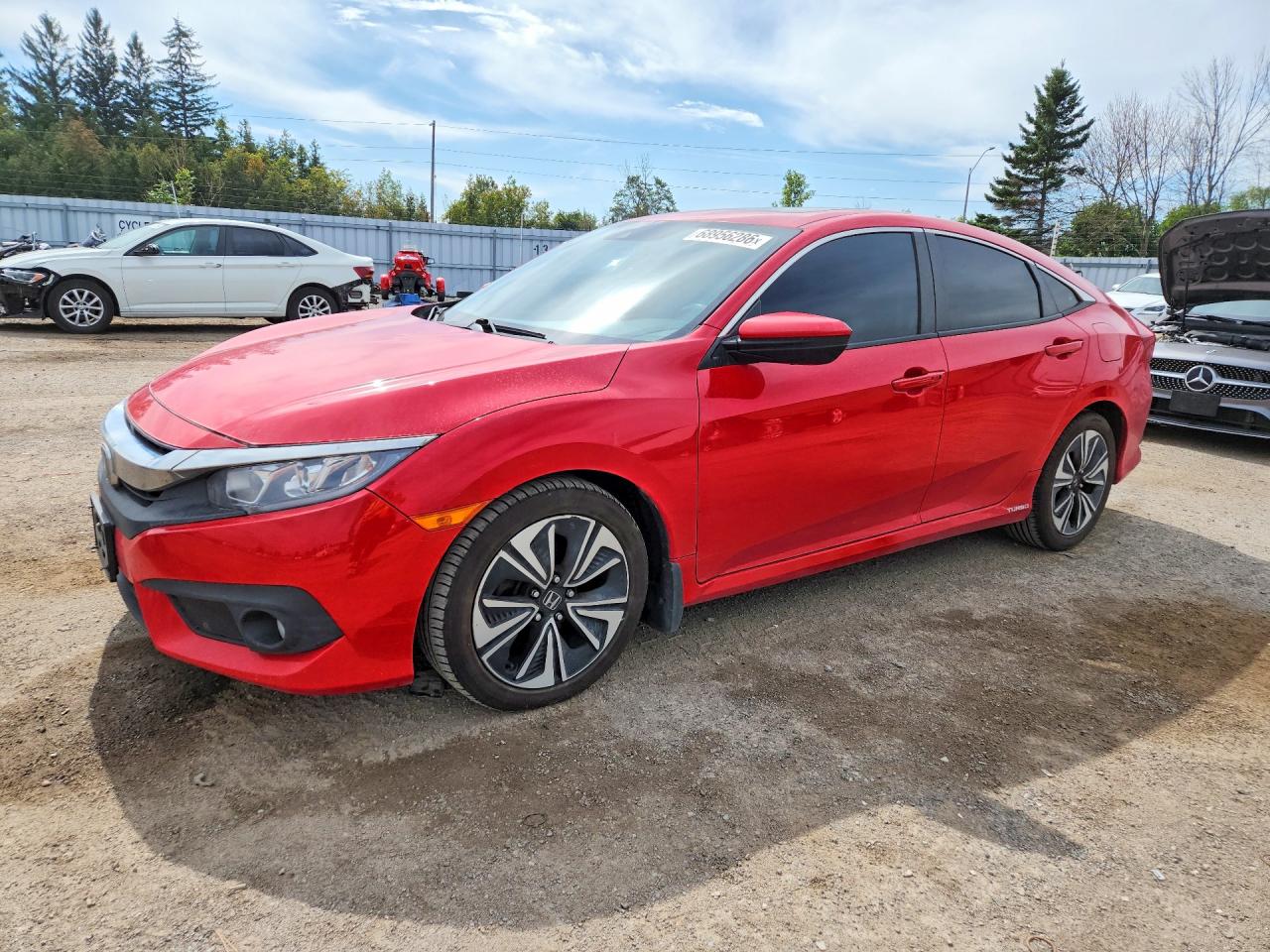 2018 HONDA CIVIC EX | 2HGFC1F47JH105599 | UPCARS