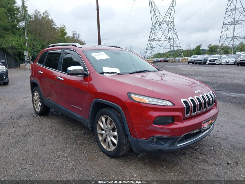 2015 JEEP CHEROKEE LIMITED | 1C4PJMDS9FW511100 | UPCARS