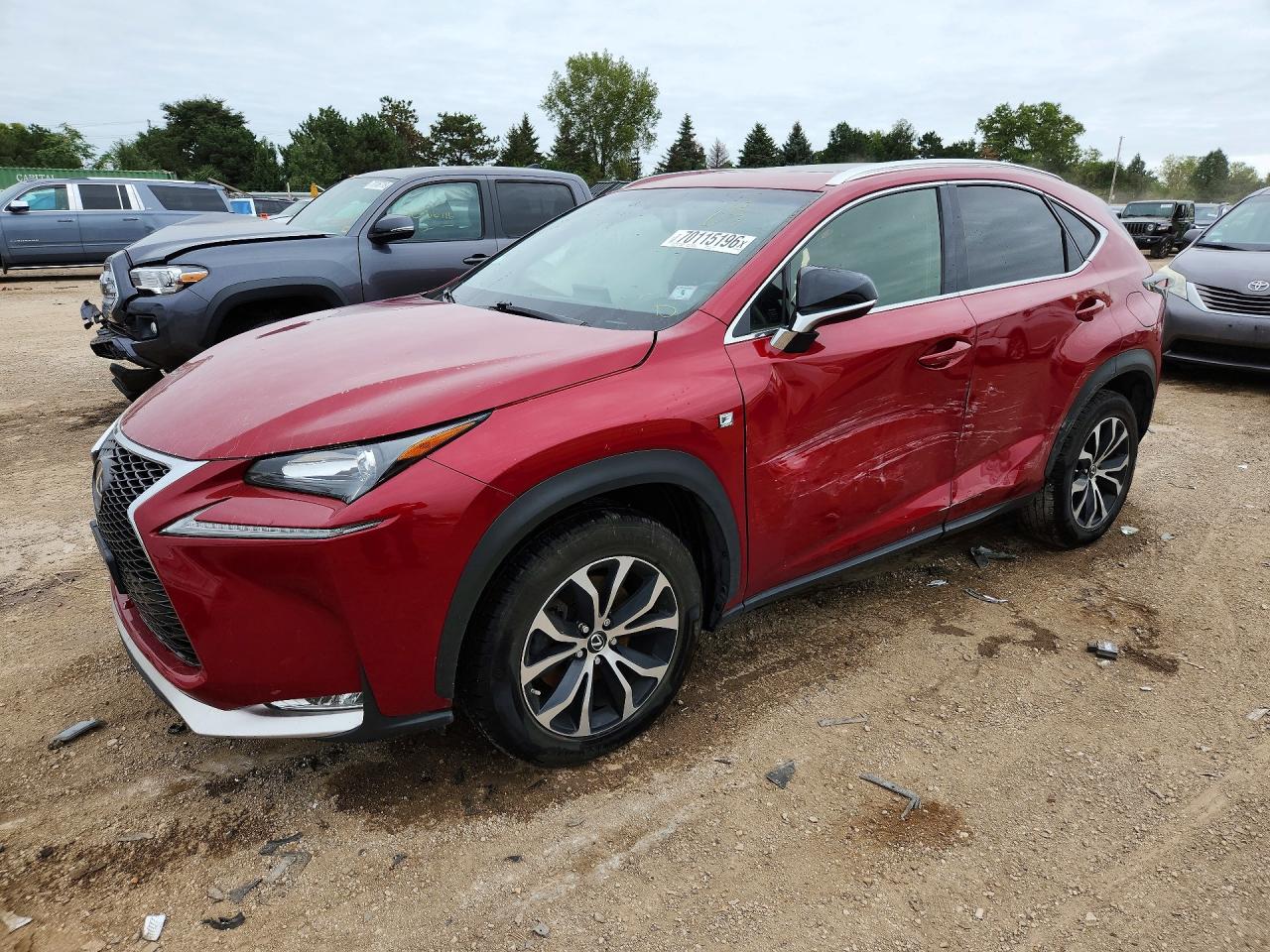 2017 LEXUS NX F SPORT | JTJBARBZ8H2147993 | UPCARS