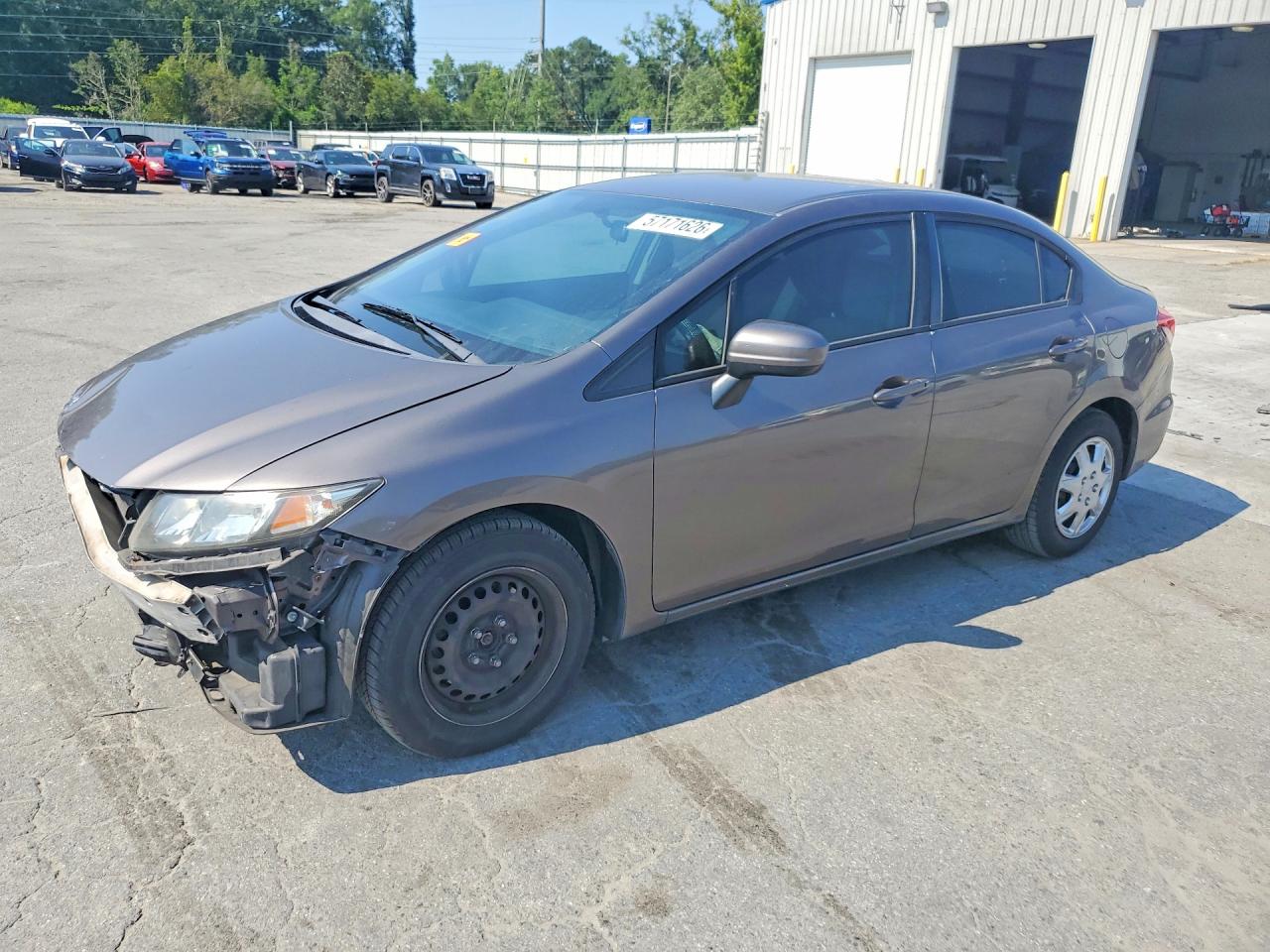 2014 HONDA CIVIC LX | 2HGFB2F52EH517789 | UPCARS