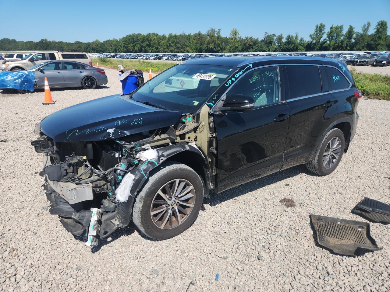 2017 TOYOTA HIGHLANDER XLE | 5TDJZRFH1HS441172 | UPCARS