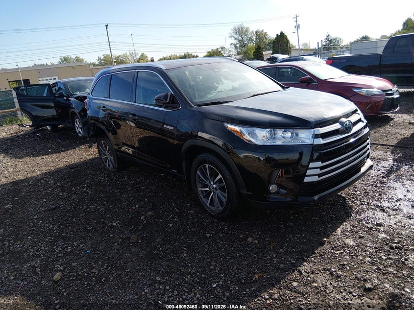 2019 TOYOTA HIGHLANDER HYBRID XLE | 5TDJGRFH2KS071332 | UPCARS
