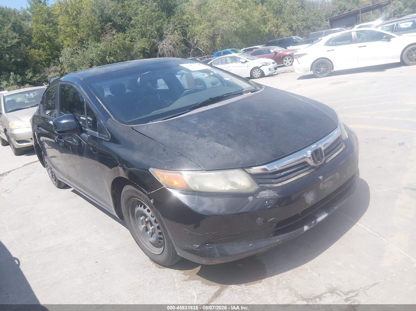 2012 HONDA CIVIC SDN LX | 19XFB2F5XCE078137 | UPCARS