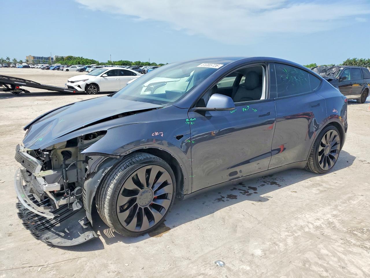 2022 TESLA MODEL Y | 7SAYGDEF2NF358005 | UPCARS