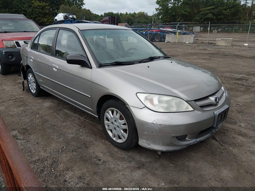 2005 HONDA CIVIC LX | 2HGES16505H594103 | UPCARS