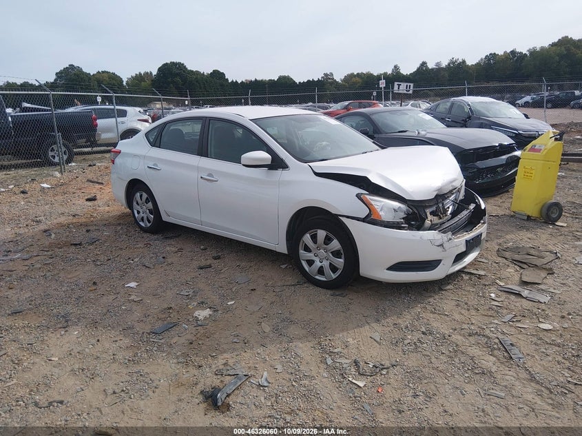 2013 NISSAN SENTRA SV | 3N1AB7AP6DL689346 | UPCARS
