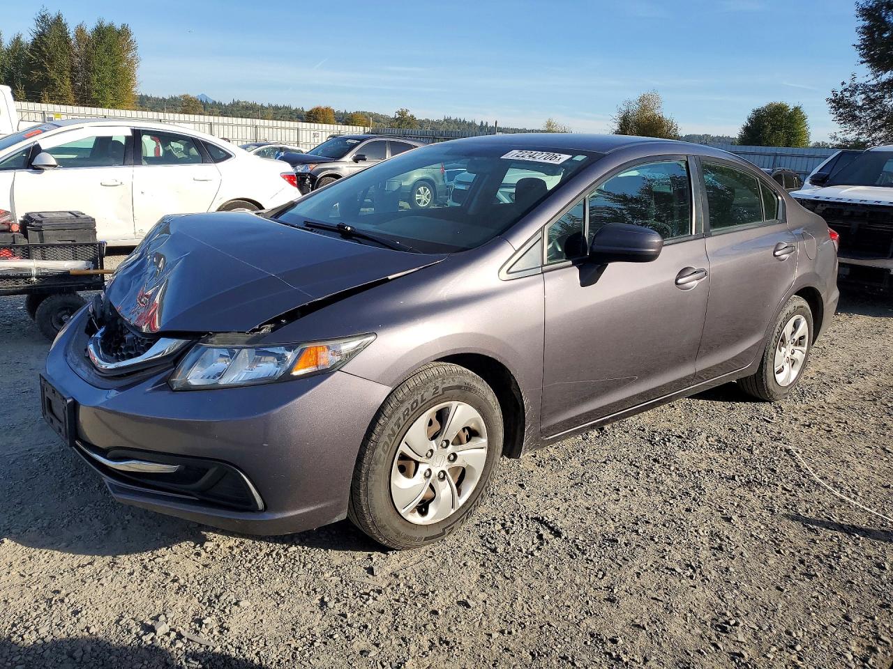 2015 HONDA CIVIC LX | 19XFB2F5XFE274471 | UPCARS