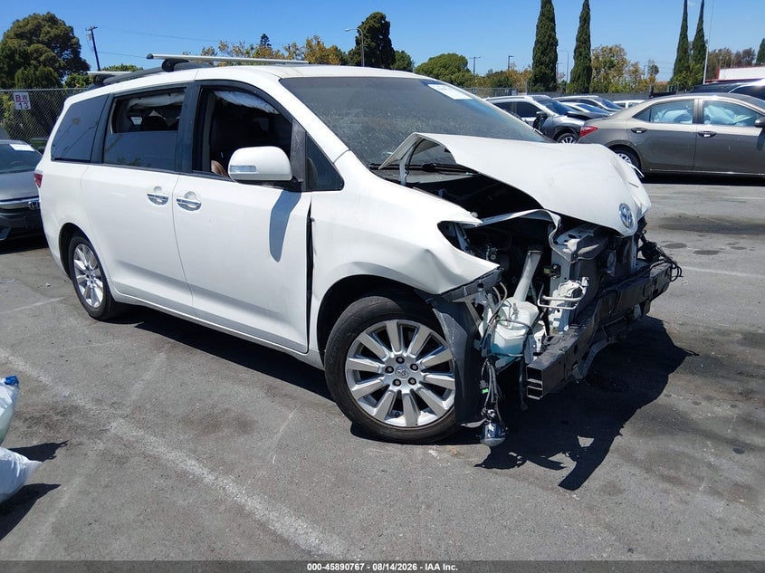 2016 TOYOTA SIENNA LIMITED 7 PASSENGER | 5TDYK3DC1GS721955 | UPCARS