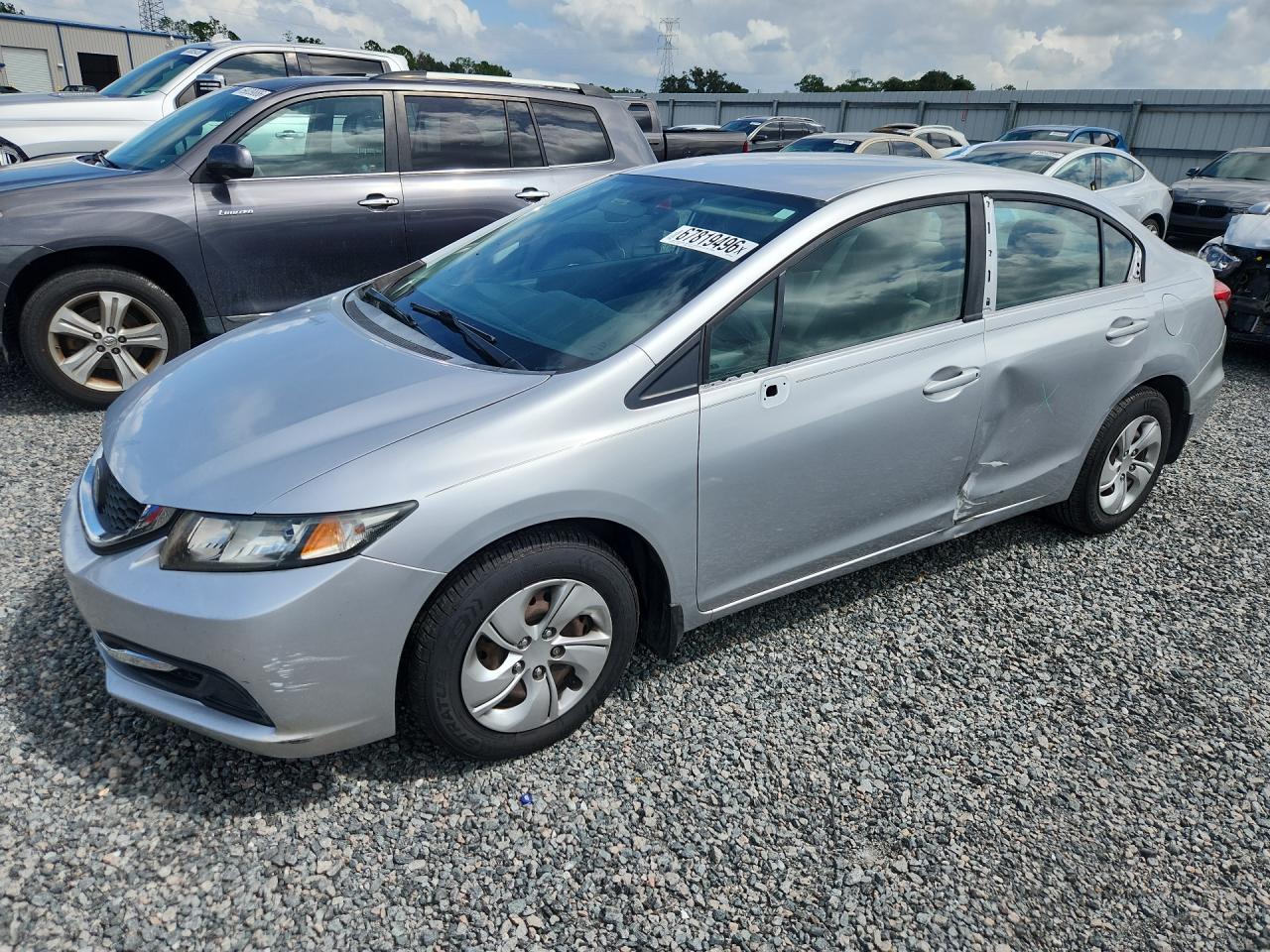 2013 HONDA CIVIC LX | 19XFB2F59DE097649 | UPCARS