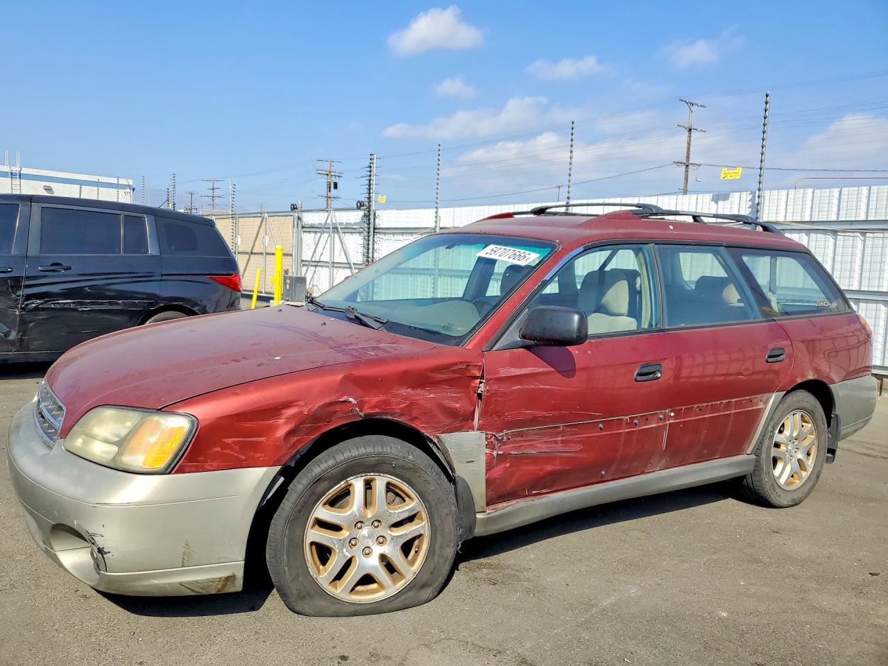 2002 SUBARU LEGACY OUTBACK | 4S3BH665527607187 | UPCARS