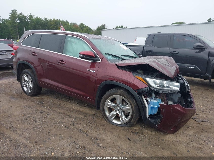 2019 TOYOTA HIGHLANDER HYBRID LIMITED | 5TDDGRFH9KS054511 | UPCARS