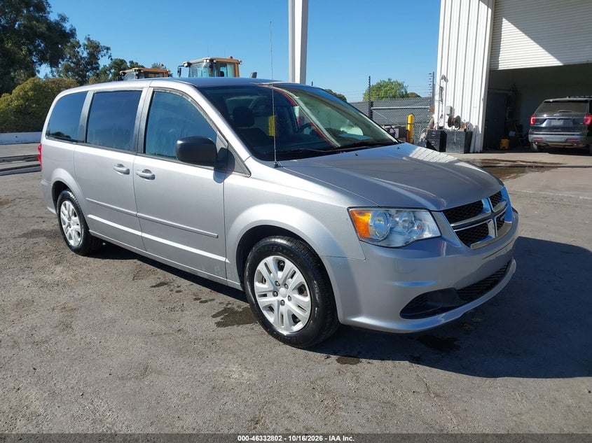 2017 DODGE GRAND CARAVAN SE | 2C4RDGBG3HR764618 | UPCARS