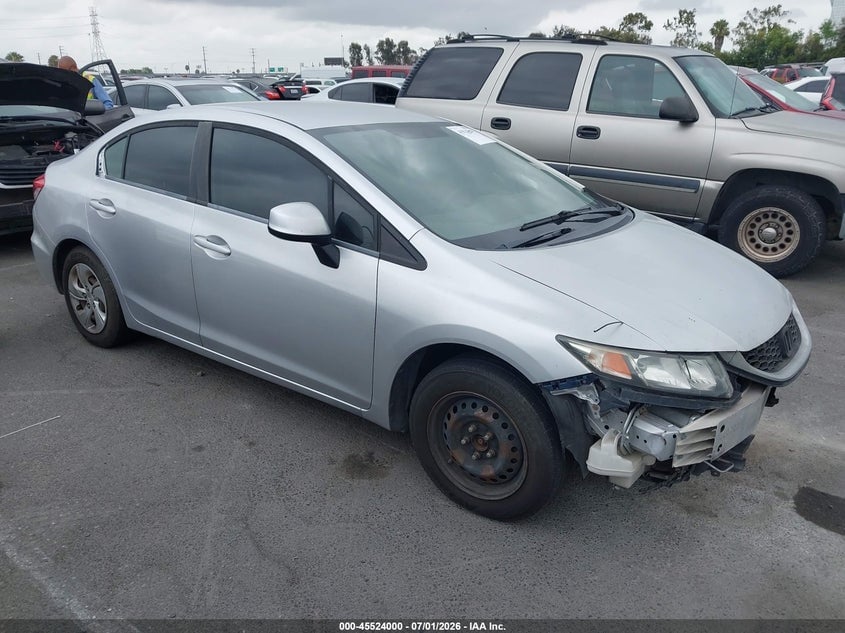 2013 HONDA CIVIC LX | 19XFB2F58DE235598 | UPCARS