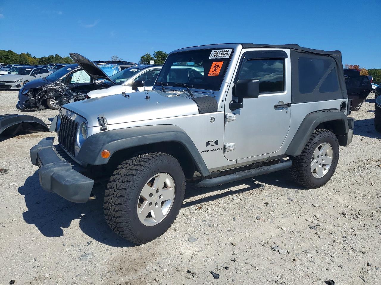 2008 JEEP WRANGLER X | 1J4FA24168L591297 | UPCARS