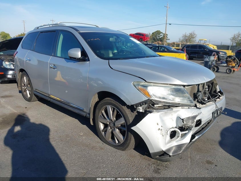 2014 NISSAN PATHFINDER PLATINUM | 5N1AR2MM7EC685893 | UPCARS