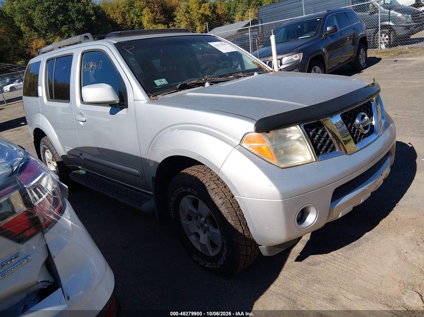 2007 NISSAN PATHFINDER SE | 5N1AR18WX7C642156 | UPCARS