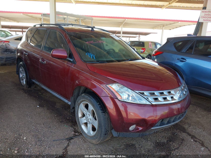 2005 NISSAN MURANO SL | JN8AZ08T35W323766 | UPCARS