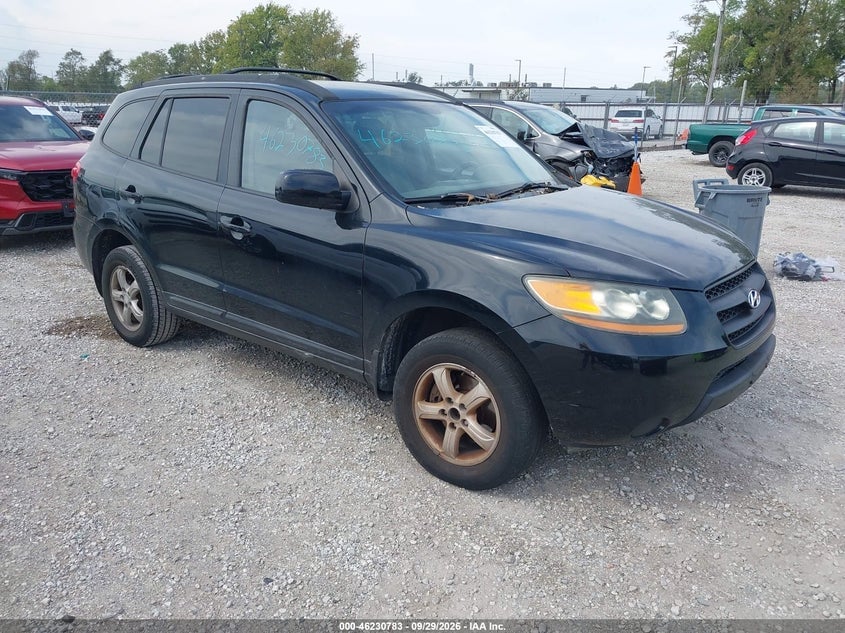 2008 HYUNDAI SANTA FE GLS | 5NMSG13D78H205268 | UPCARS