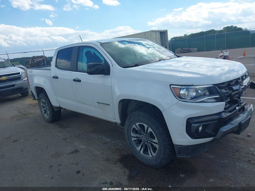 2022 CHEVROLET COLORADO 4WD  SHORT BOX Z71 | 1GCGTDEN4N1199105 | UPCARS