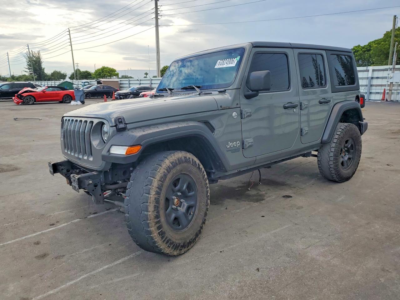2018 JEEP WRANGLER SPORT | 1C4HJXDG5JW319621 | UPCARS