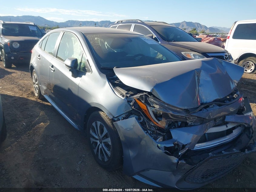 2022 TOYOTA COROLLA HYBRID LE | JTDEAMDE8NJ058858 | UPCARS