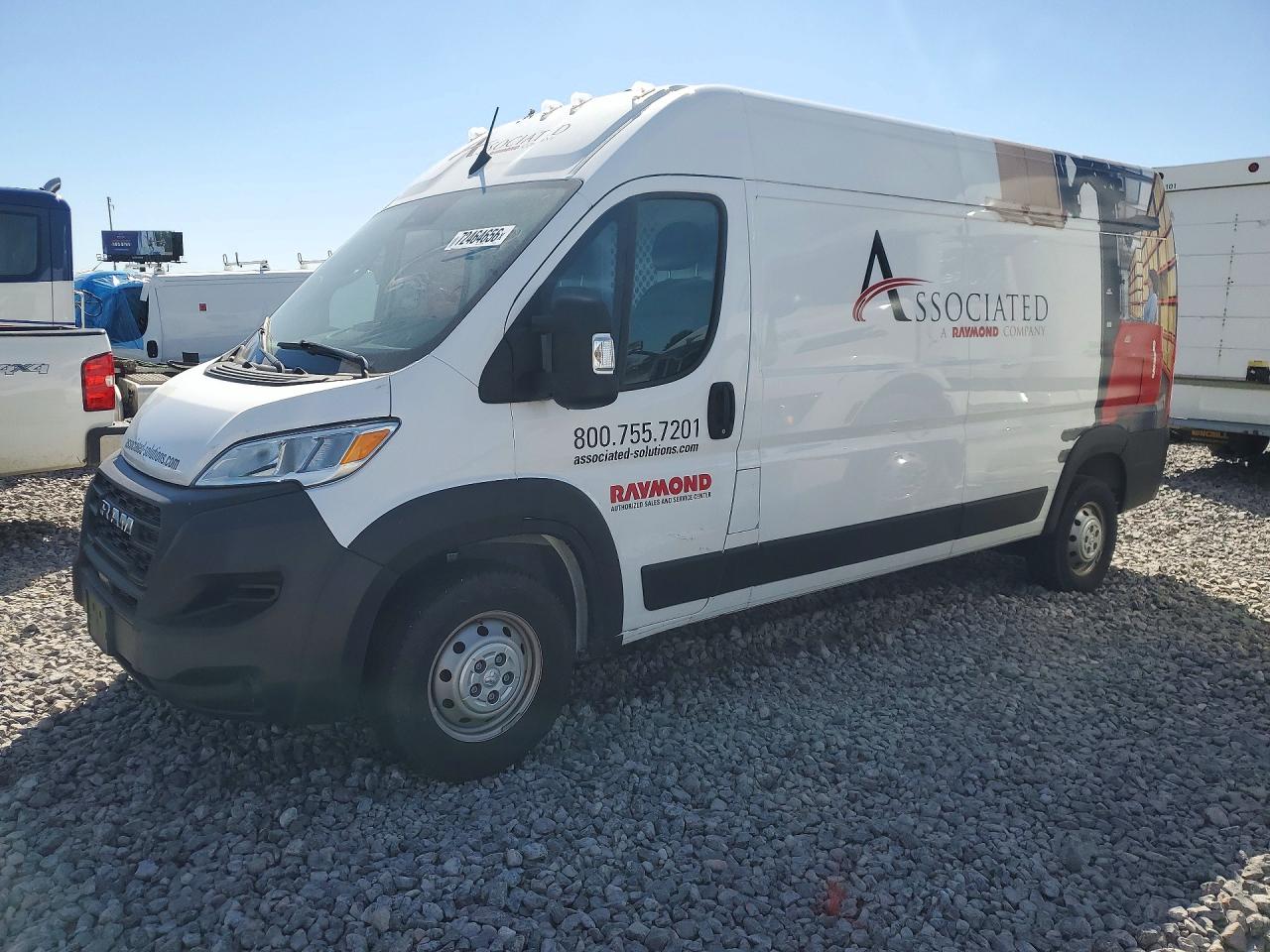 2023 RAM PROMASTER 3500 HIGH | 3C6MRVHG9PE540168 | UPCARS