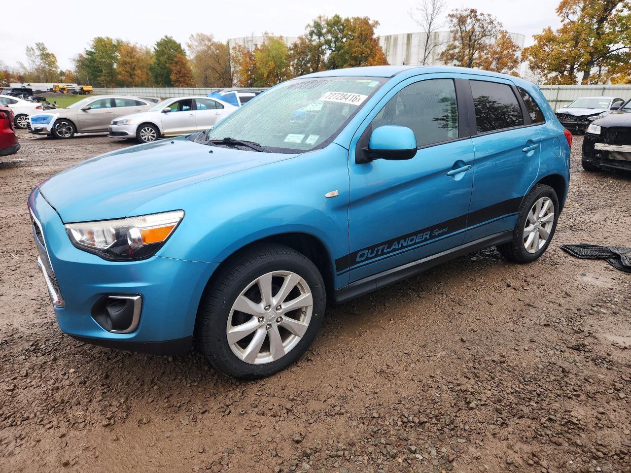 2014 MITSUBISHI OUTLANDER ES | 4A4AR3AU6EE029731 | UPCARS