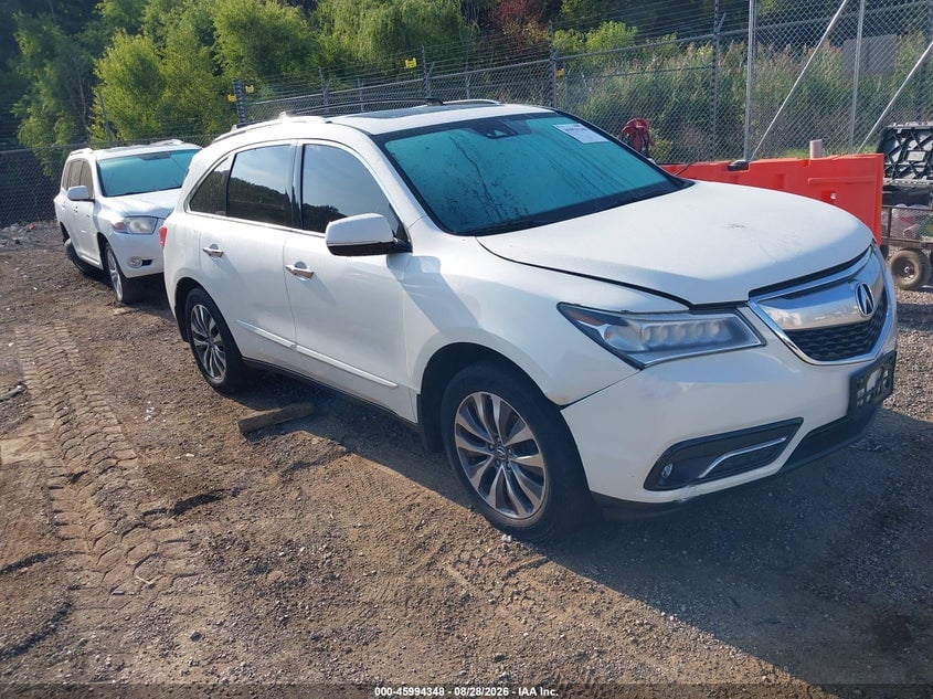 2016 ACURA MDX TECHNOLOGY   ACURAWATCH PLUS PACKAGES/TECHNOLOGY PACKAGE | 5FRYD4H49GB047608 | UPCARS