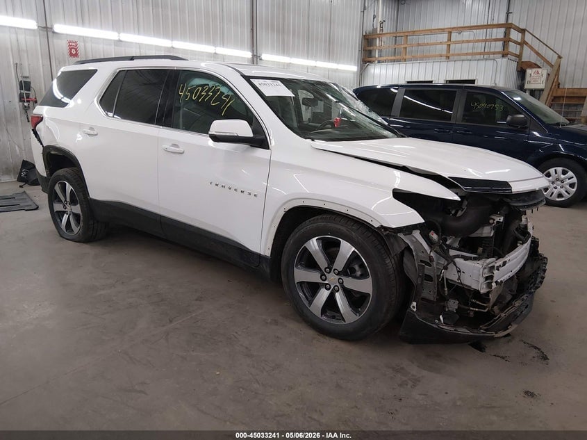 2021 CHEVROLET TRAVERSE AWD LT LEATHER | 1GNEVHKW0MJ211259 | UPCARS