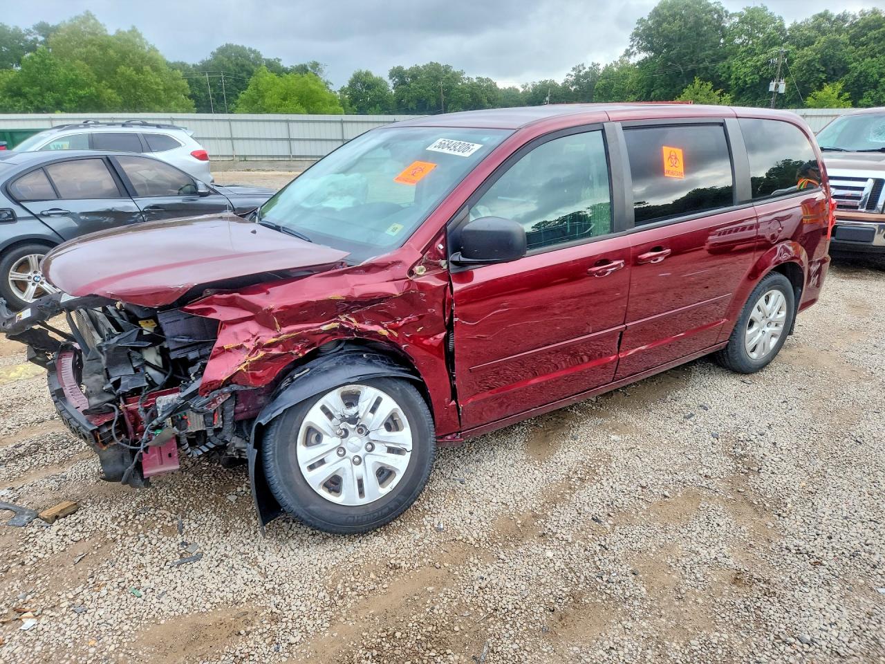 2017 DODGE CARAVAN SE | 2C4RDGBG1HR605922 | UPCARS