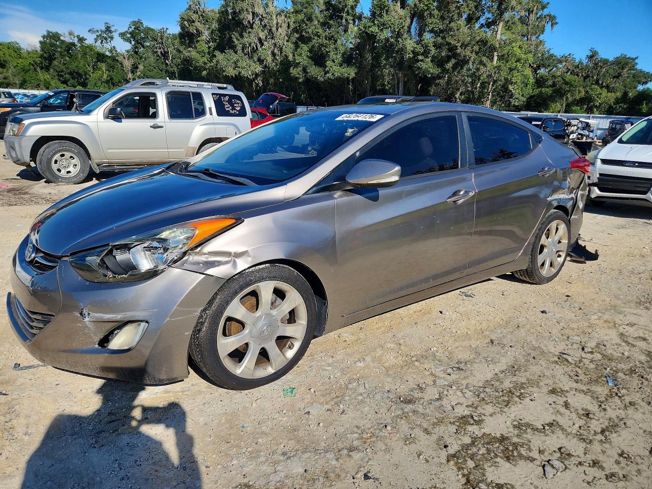2012 HYUNDAI ELANTRA LIMITED | 5NPDH4AEXCH148871 | UPCARS