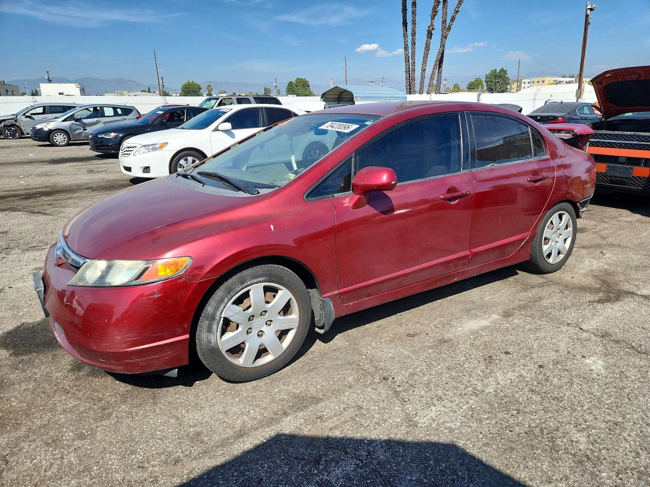 2008 HONDA CIVIC LX | 2HGFA16568H529154 | UPCARS