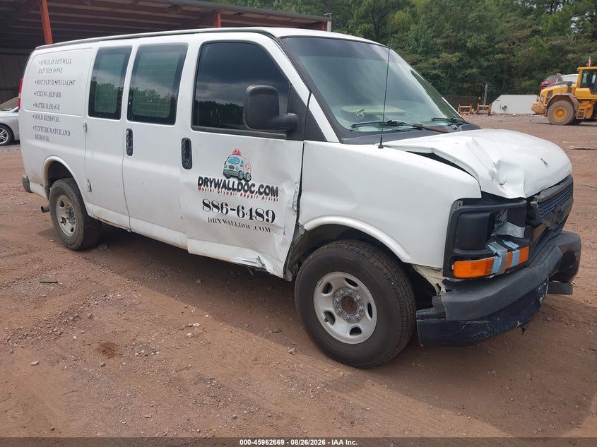 2013 CHEVROLET EXPRESS 2500 WORK VAN | 1GCWGFCA1D1154486 | UPCARS
